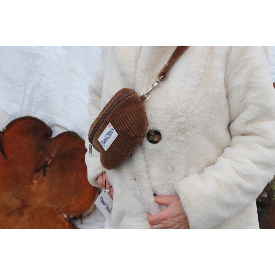 Sweetpea tiny bum bag fanny bag tan cord